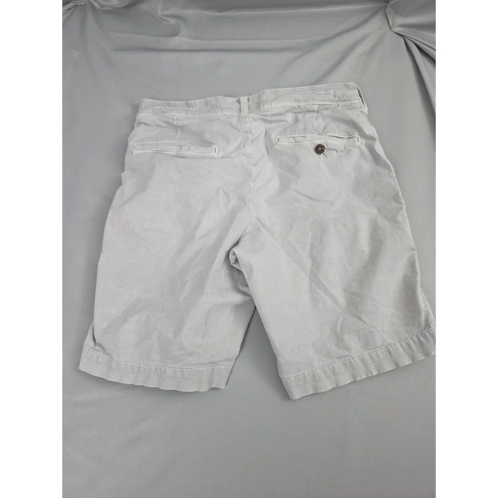 American Eagle Mens Next Level Flex Chino Shorts Gray Size 31 8 Inch Inseam